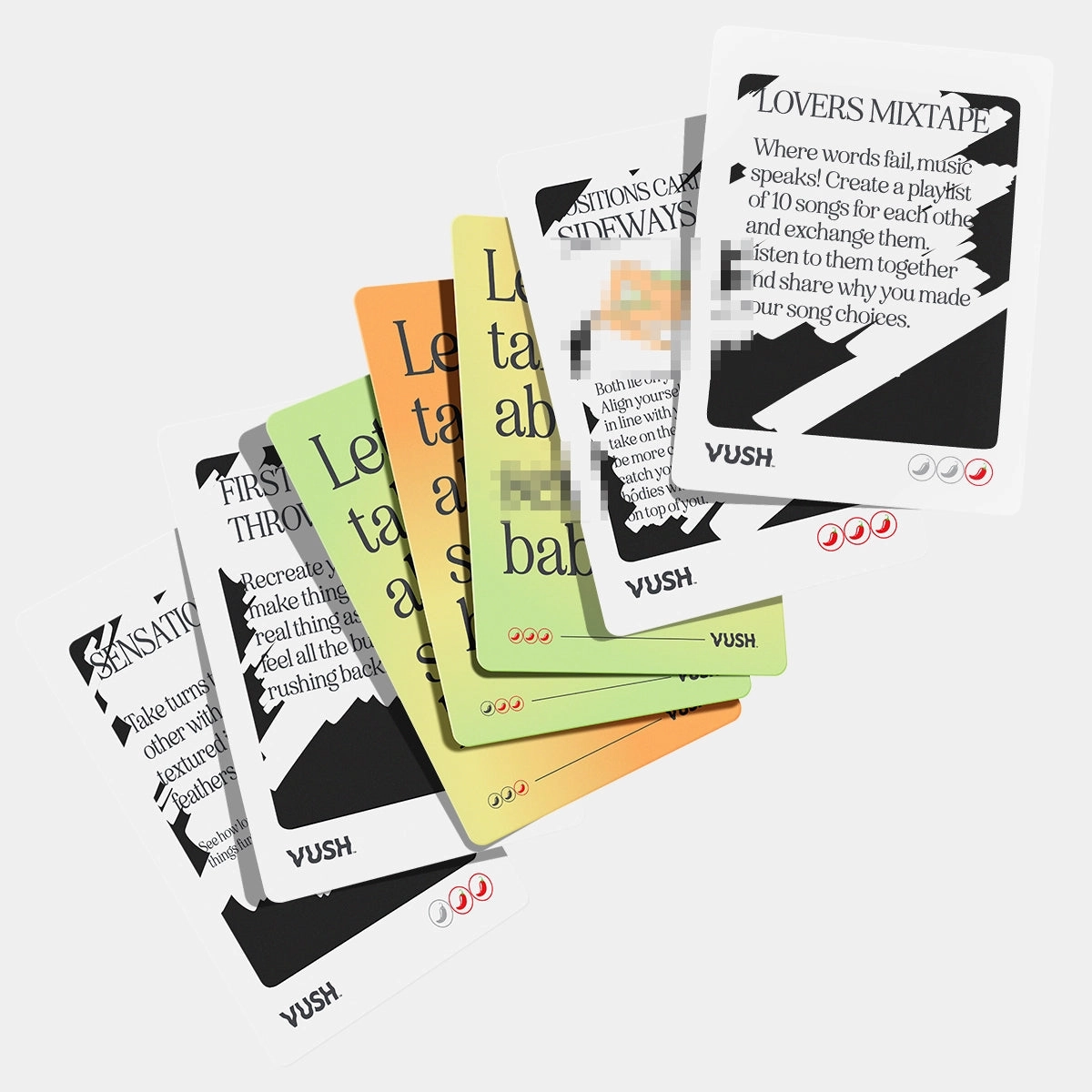 100 Couples Challenge Cards with Scratch offs, Date Night Ideas   3 levels of spice in travel box