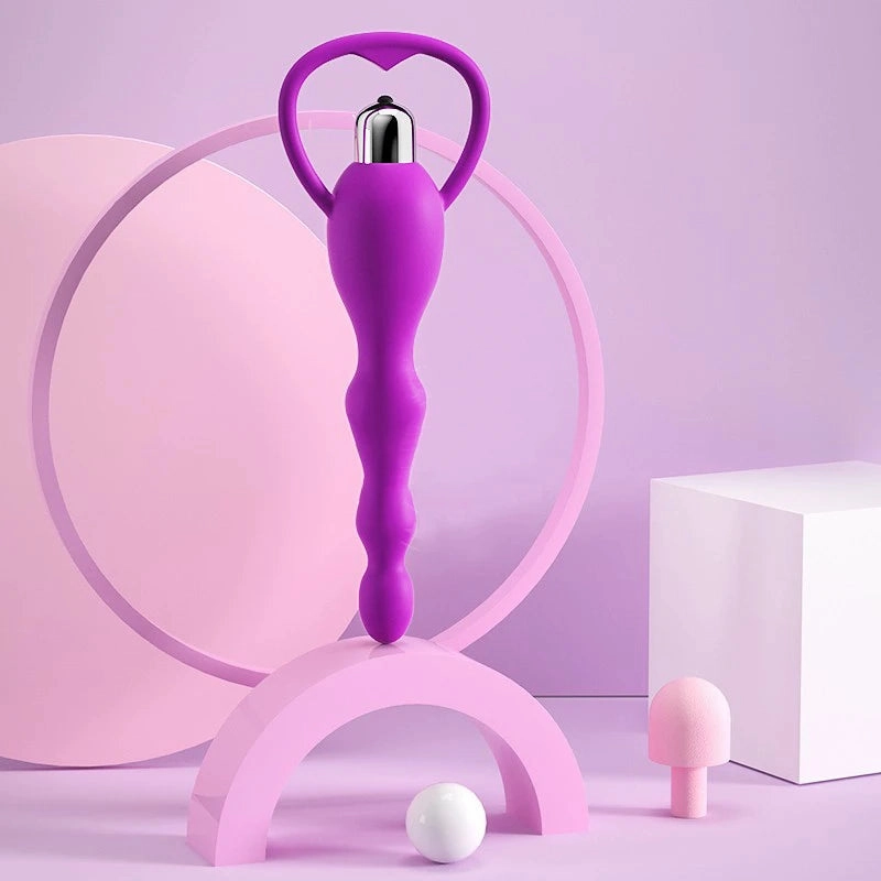 10-Mode Waterproof Silicone Anal Vibrator & Butt Plug for Women, Men and Couples