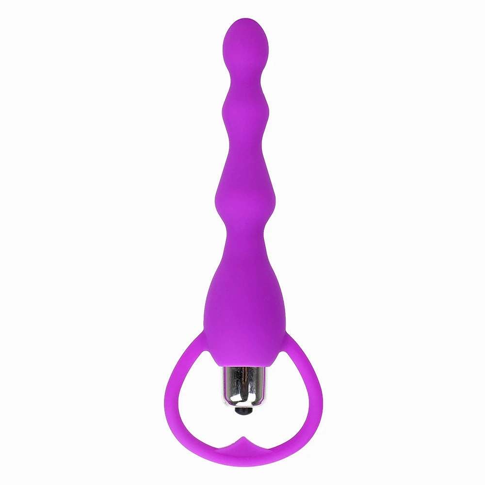 10-Mode Waterproof Silicone Anal Vibrator & Butt Plug for Women, Men and Couples