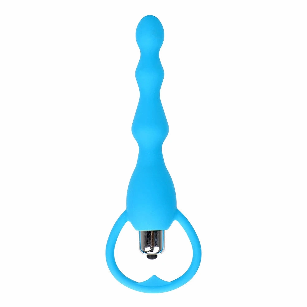 10-Mode Waterproof Silicone Anal Vibrator & Butt Plug for Women, Men and Couples