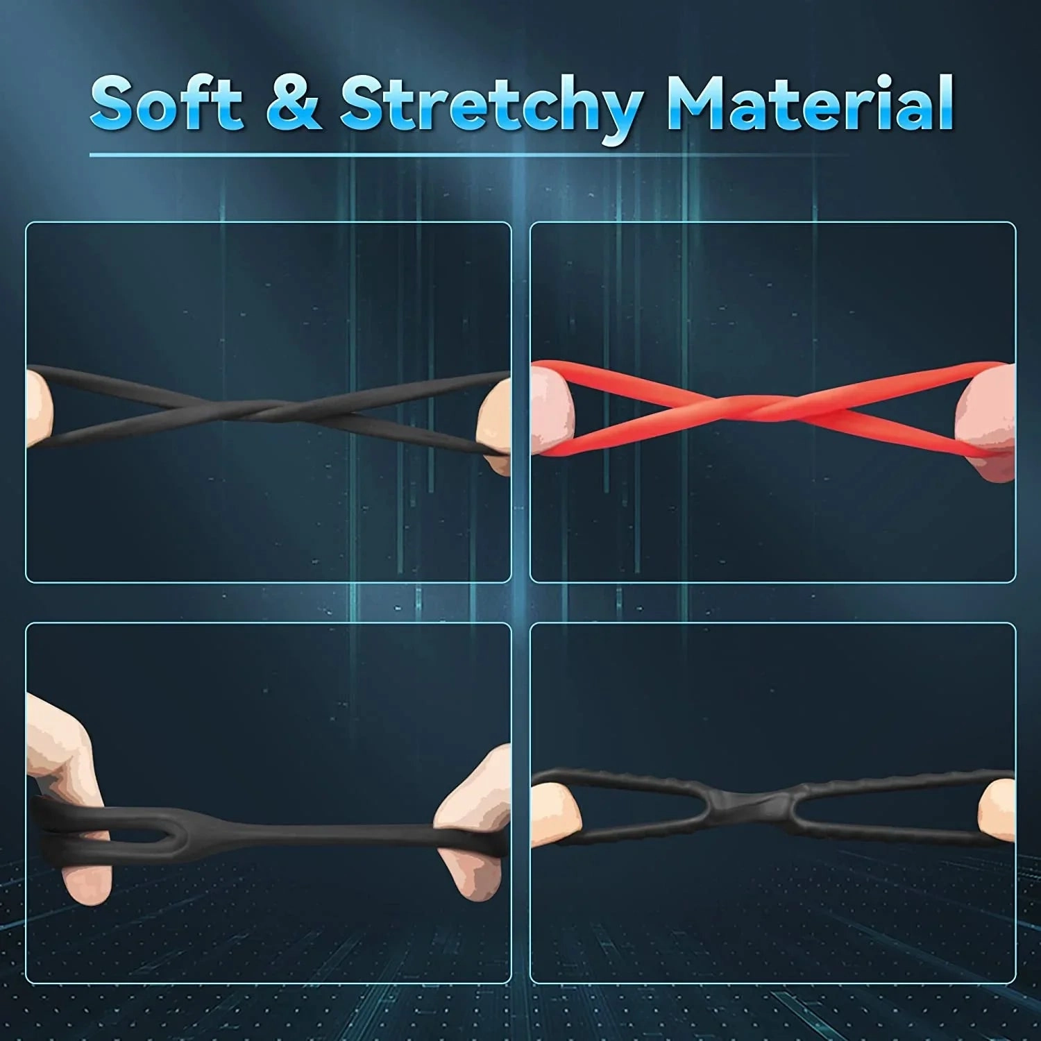10 PCS Men’s Rings Penis Sleeve Shaft