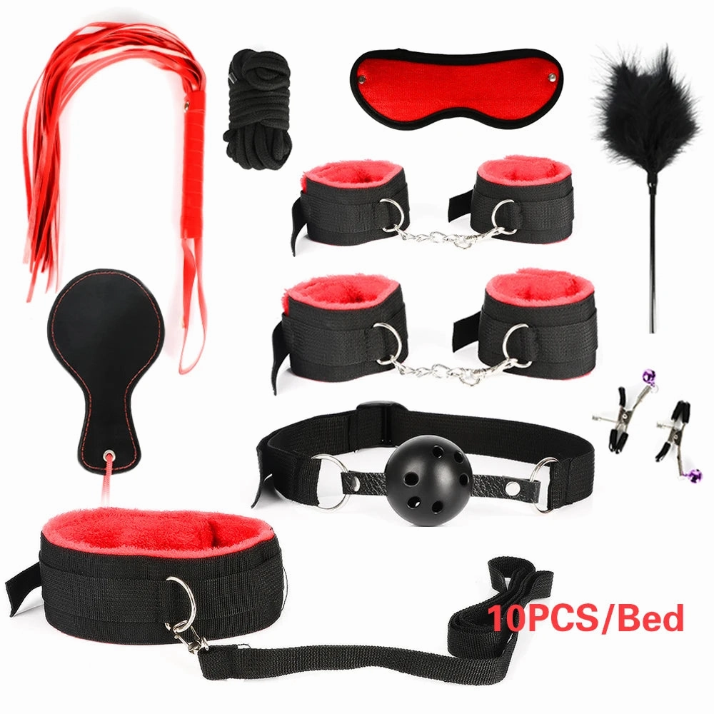 10pcs/26pcs BDSM Kits BDSM Bondage Set for Couple