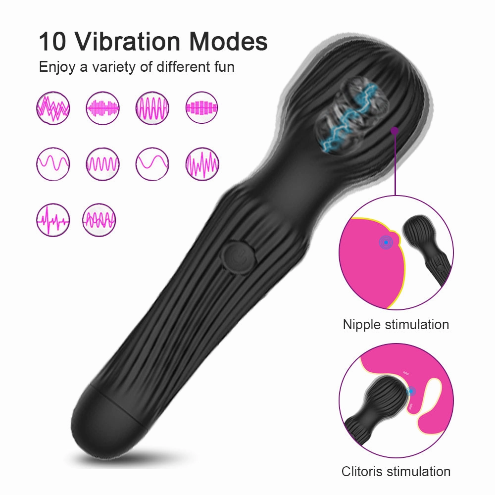 18 Speeds Powerful Dildo Vibrator AV Magic Wand G-Spot Massager Sex Toys