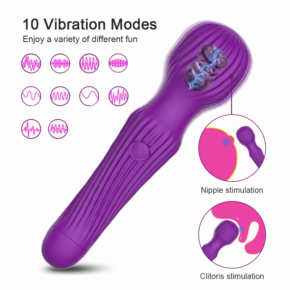 18 Speeds Powerful Dildo Vibrator AV Magic Wand G-Spot Massager Sex Toys