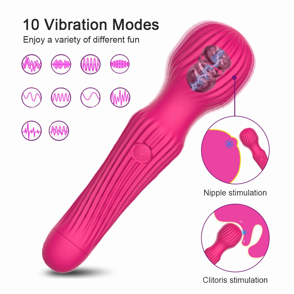 18 Speeds Powerful Dildo Vibrator AV Magic Wand G-Spot Massager Sex Toys