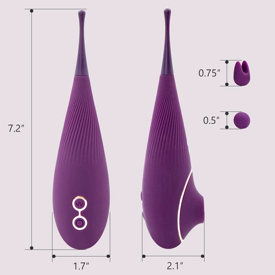 2-in-1 Clitoris Pinpoint Stimulator