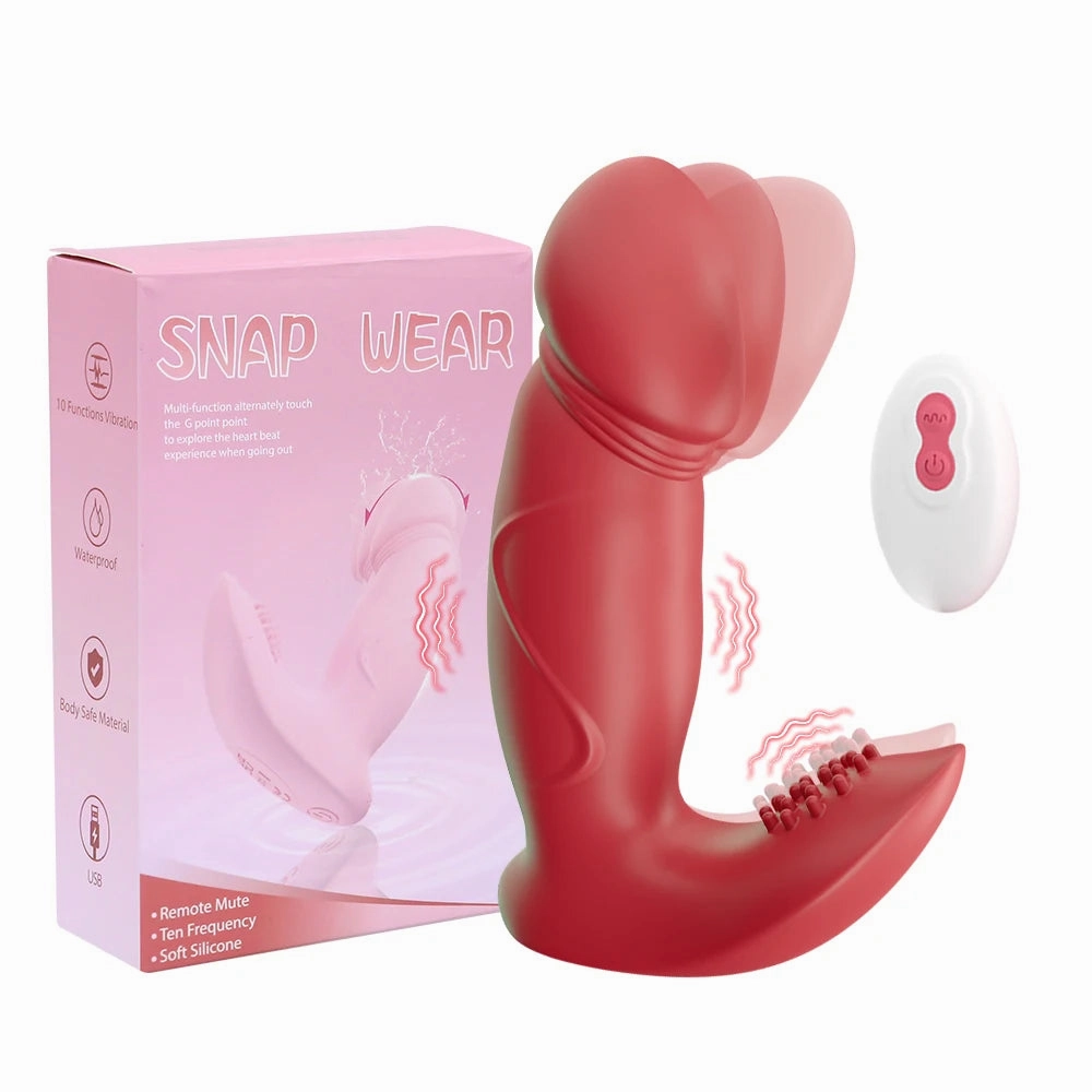 3-In-1 Clit Vibrator Sucking, Vibrating & Wiggling Vibrating Pantie