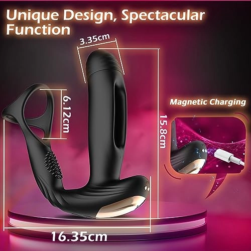 -Anal Toys with 10 Flapping & Vibration Settings