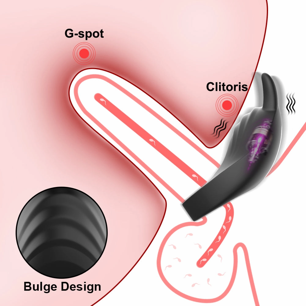 Adjustable Cock Ring for Men 7 Vibrating Modes Penis Rings for Ejaculation Delay with Testis Stimulation Sex Toys for Couples