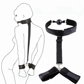 Adult Toy Ball Gag with Handcuffs