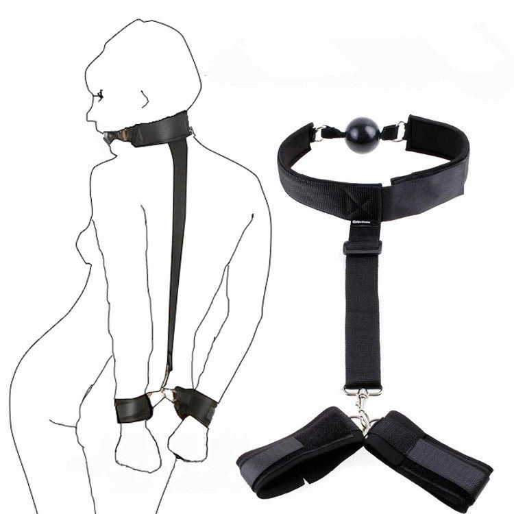 Adult Toy Ball Gag with Handcuffs
