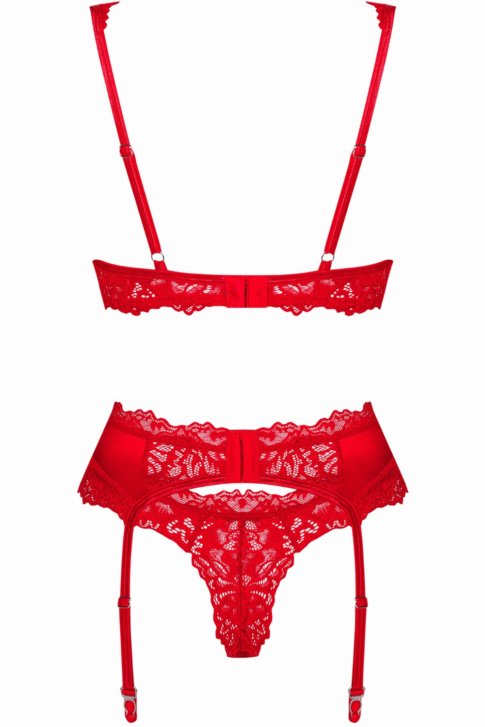 Amor Cherris Bra, Thong & Suspender