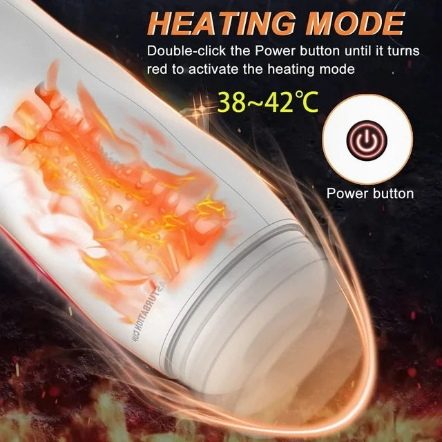 Amovibe Automatic Male Masturbator, Male Masturbators Cup with 3 Thrusting & 10 Vibration Modes,Sex Toys for Men with Heating Function,Adult Sex Toys & Games