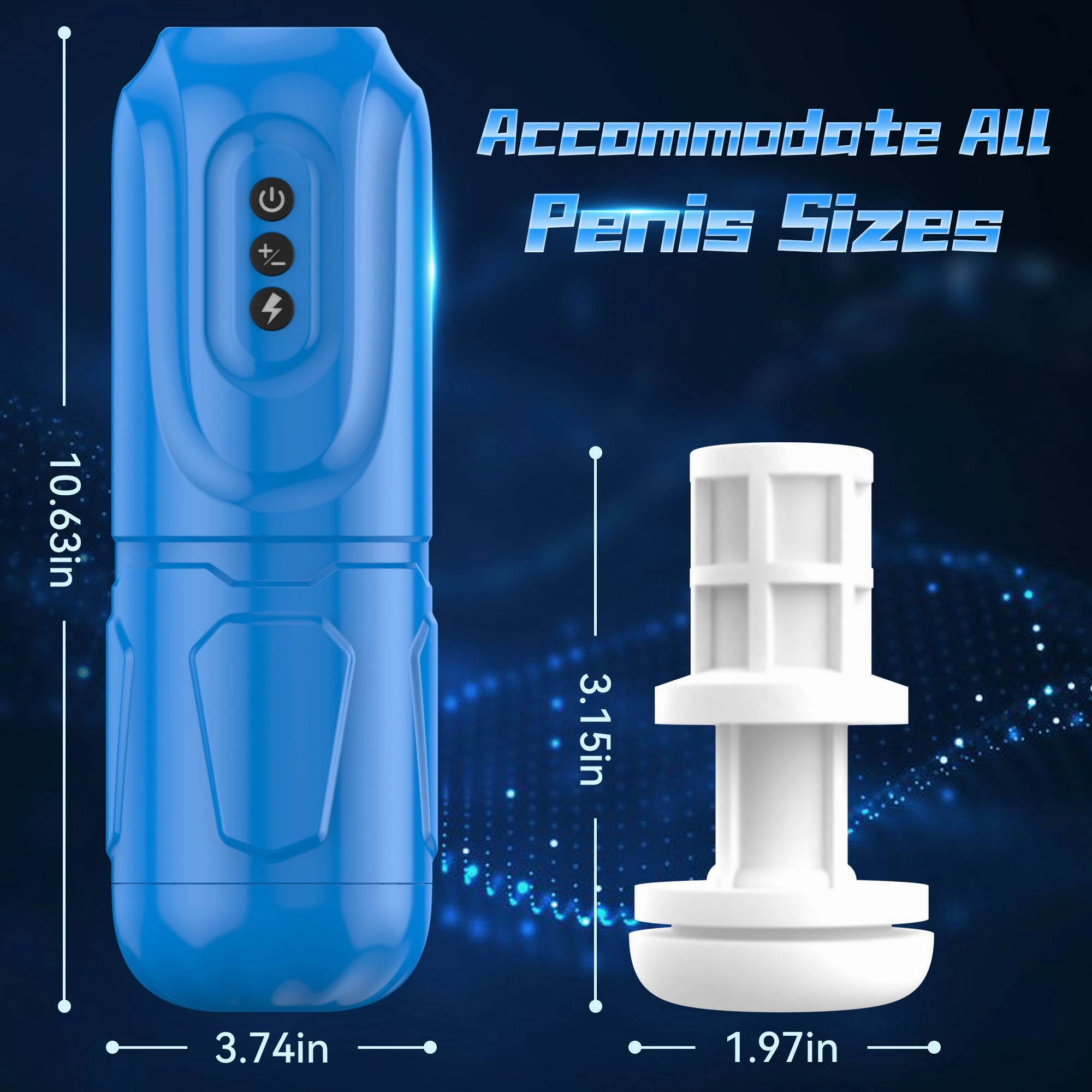 AMOVIBE Male Masturbators Cup with 7 Thrusting Modes for Men Hands Free
