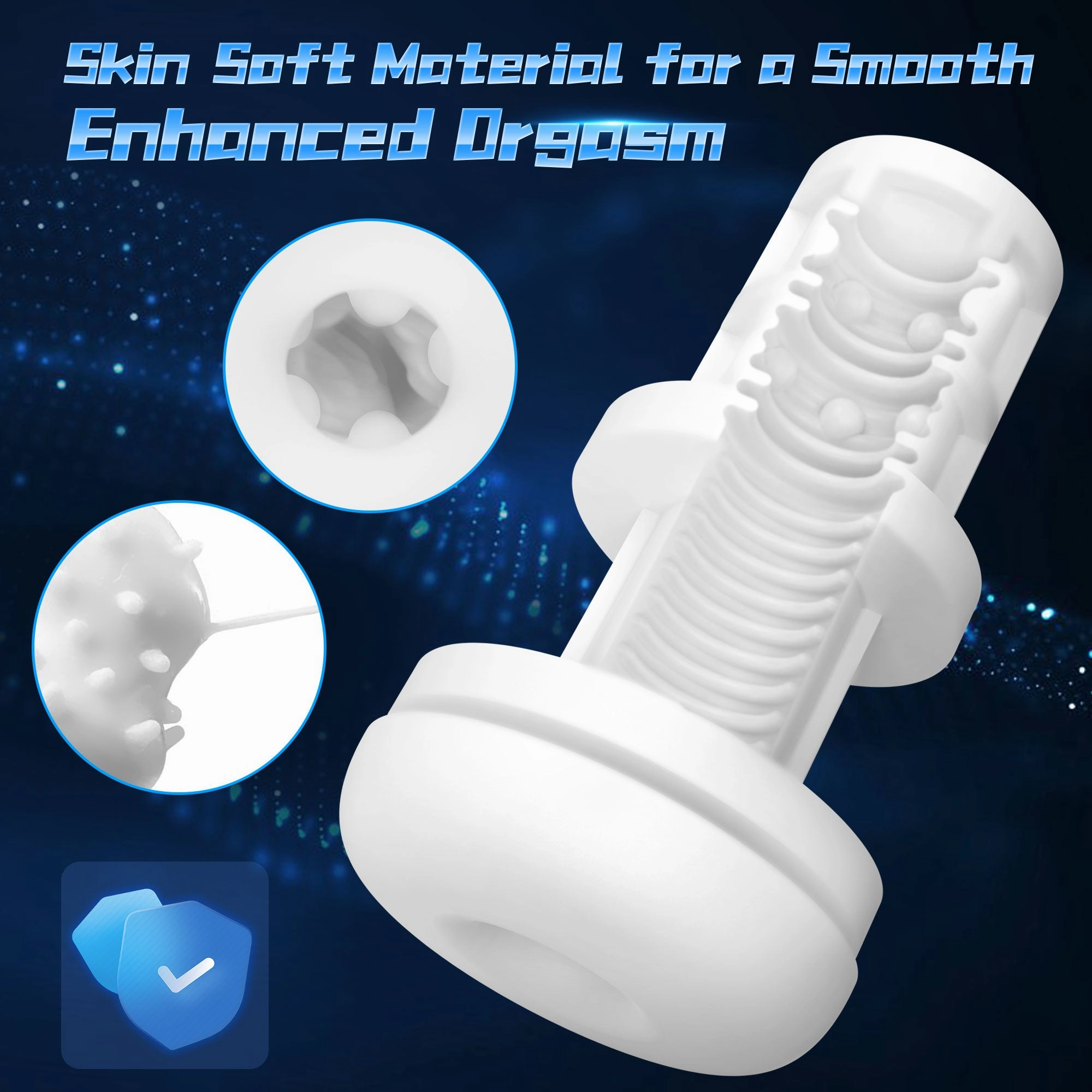 AMOVIBE Male Masturbators Cup with 7 Thrusting Modes for Men Hands Free