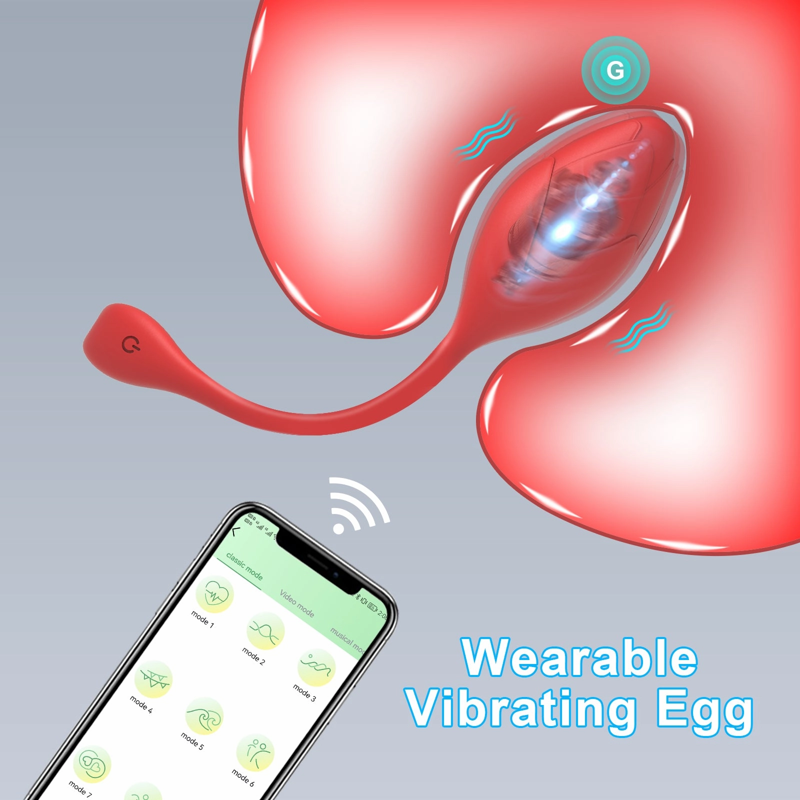 App Bluetooth Remote Control Rose Vibrators Egg for Women  G Spot Vibrating