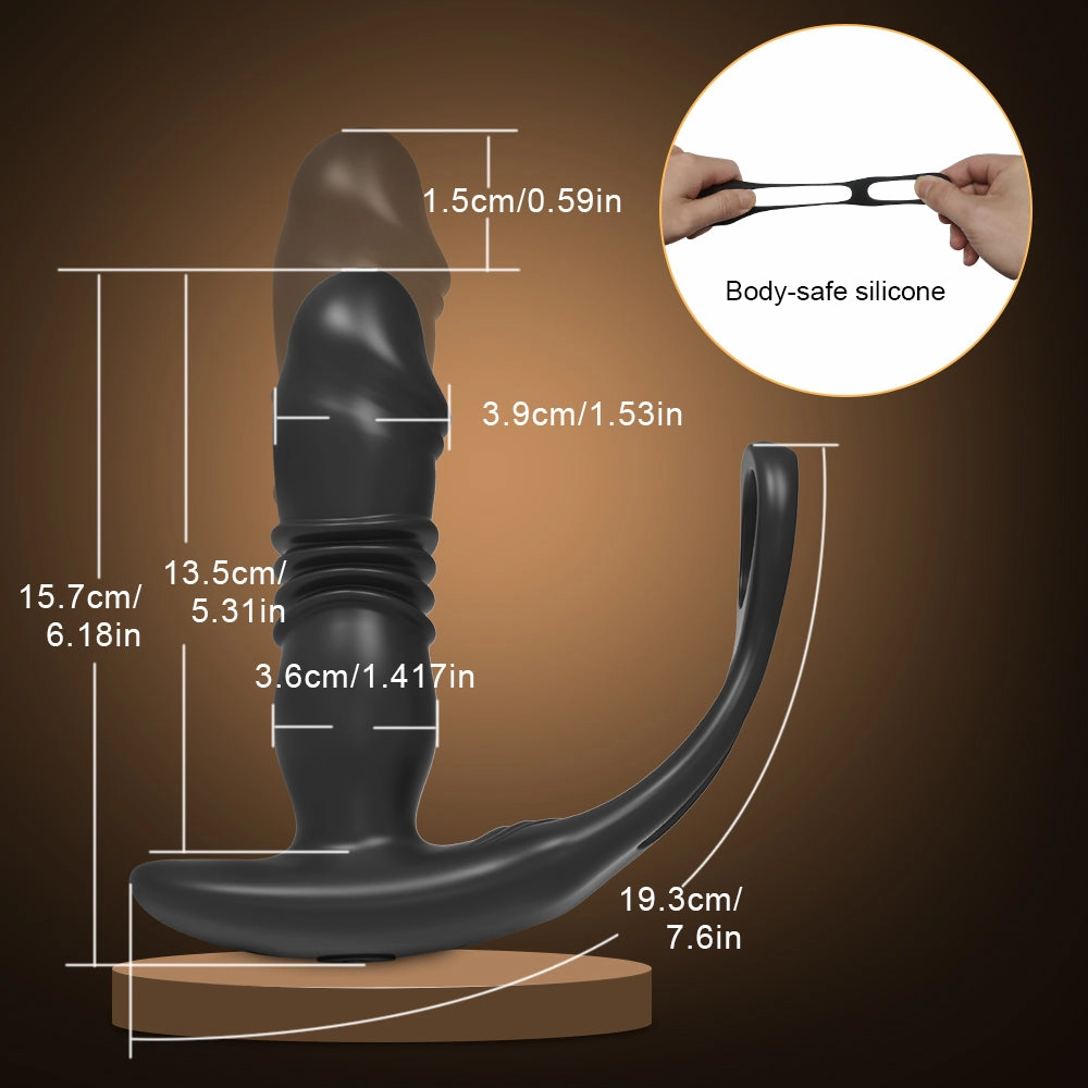APP Control Telescopic Butt Plug Anal Vibrator Men Ass Anal Dildo