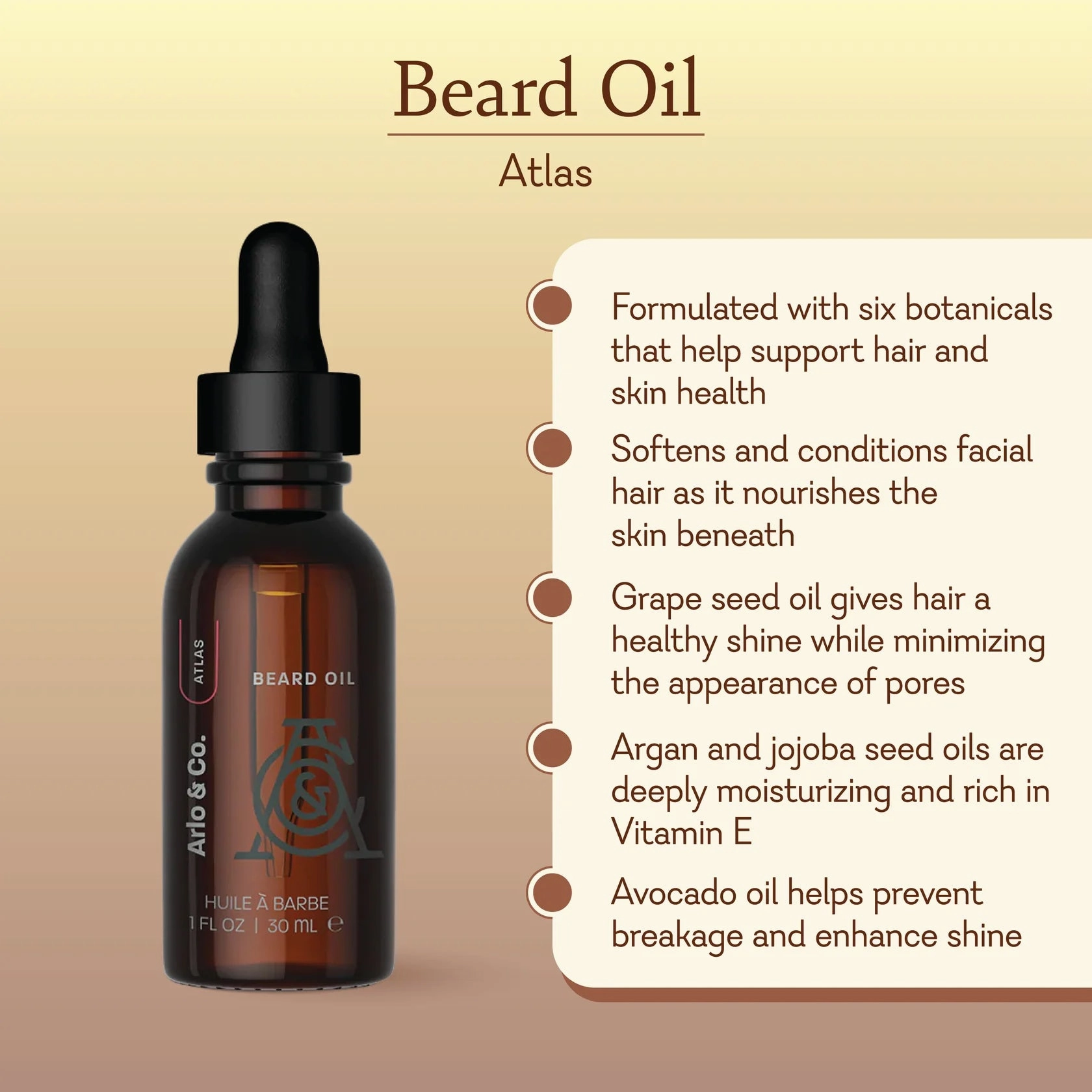 Atlas Beard Oil - IN STOCK - 4 LEFT! - Pure Romance