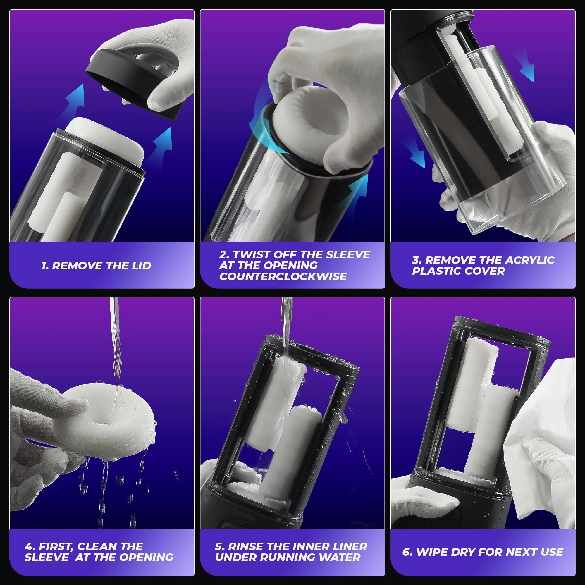 Automatic Male Masturbator with 10 Vibrations, 6 Rubbing & 2 Heating Modes