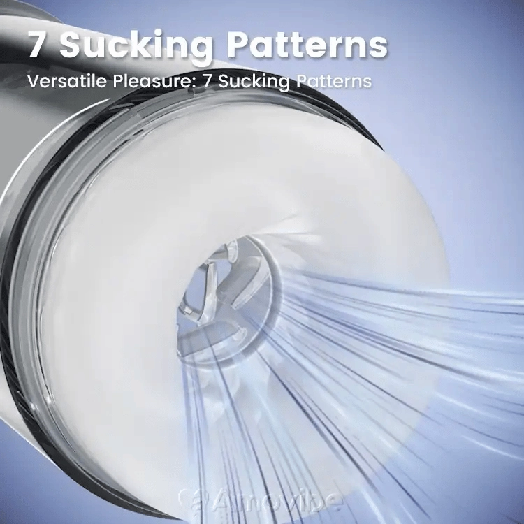 Automatic Sucking Male Masturbator with Rotating Function & Tongue Assist