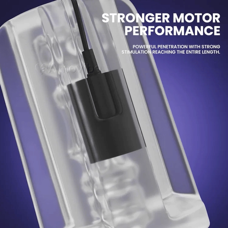 Automatic Sucking Male Masturbator with Vibrating Motor System