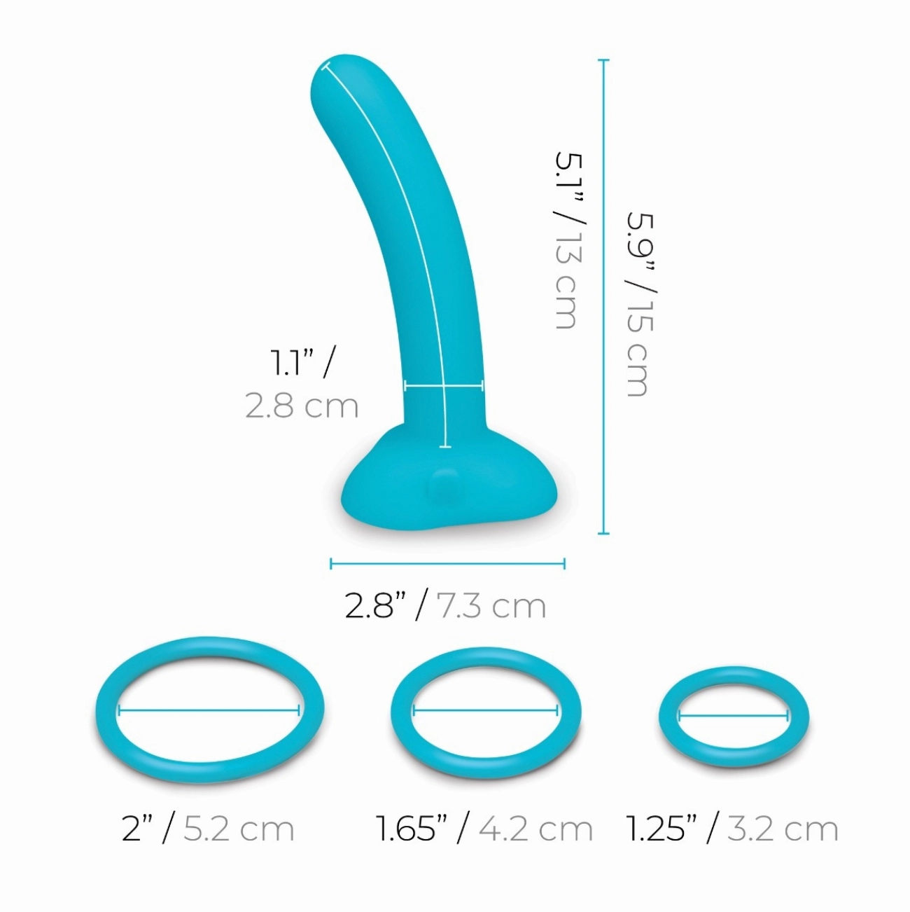 B-Vibe - Every Body Strap On Harness Dildo 6''