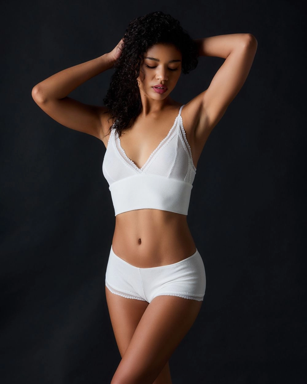Bella Feather Weight Thermal Crop Cami