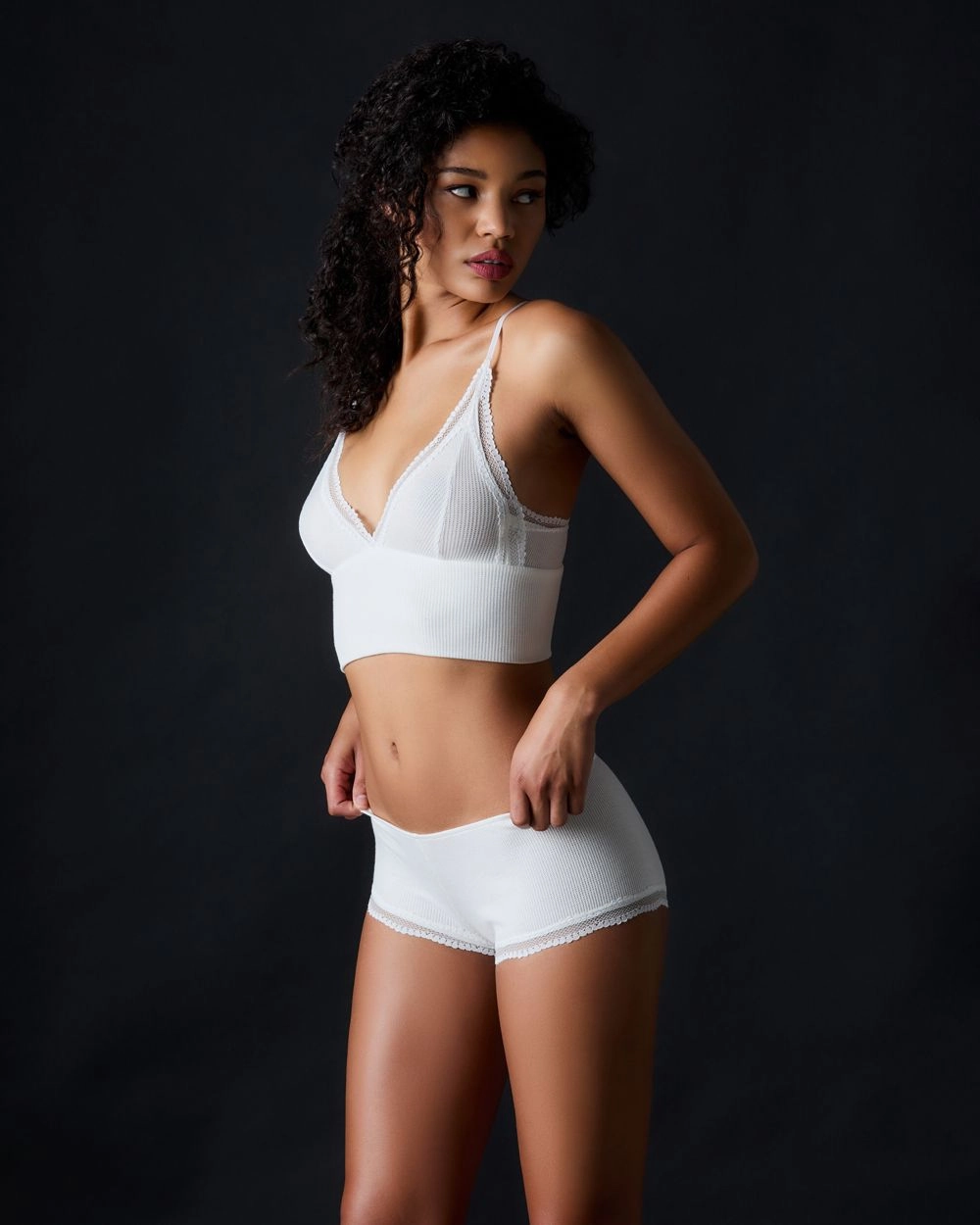Bella Feather Weight Thermal Crop Cami