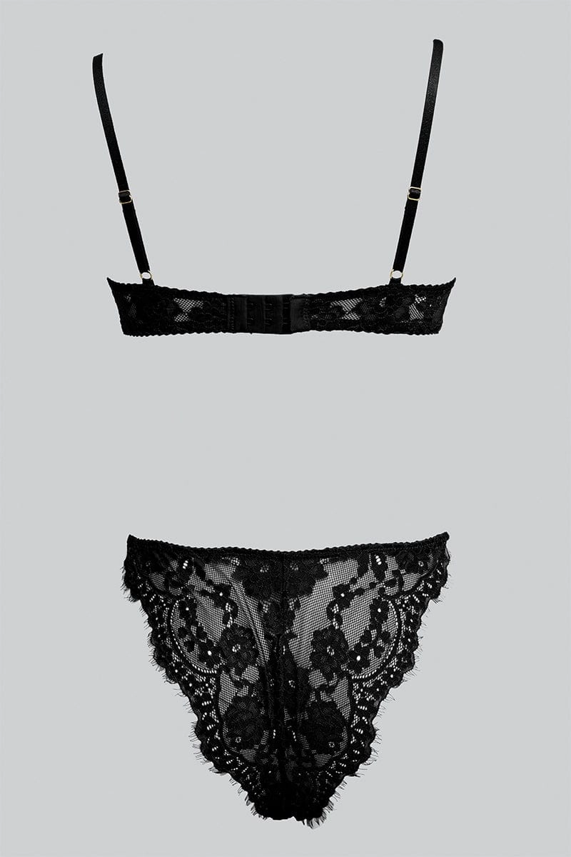 Black Lace Lingerie Set