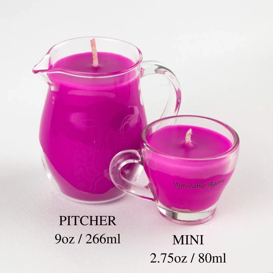 Blacklight Reactive Wax Play Pitcher Candle - Low Temp - UV Reactive