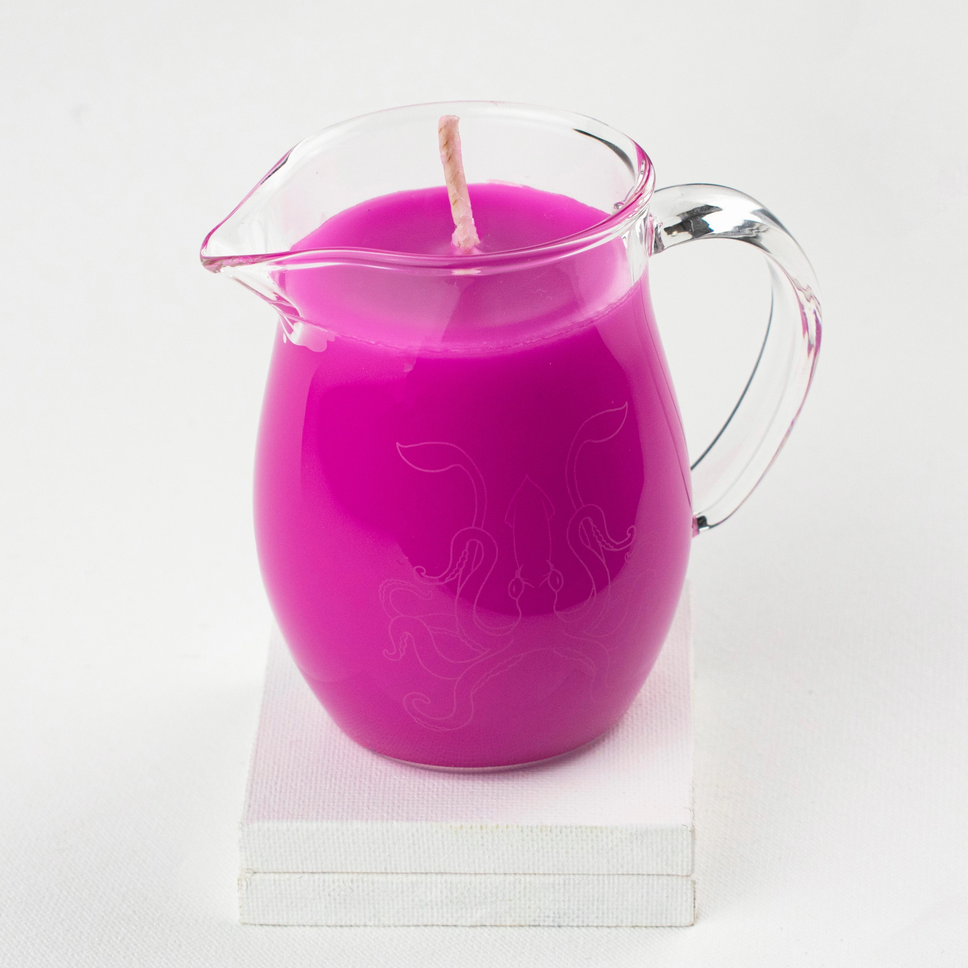 Blacklight Reactive Wax Play Pitcher Candle - Low Temp - UV Reactive