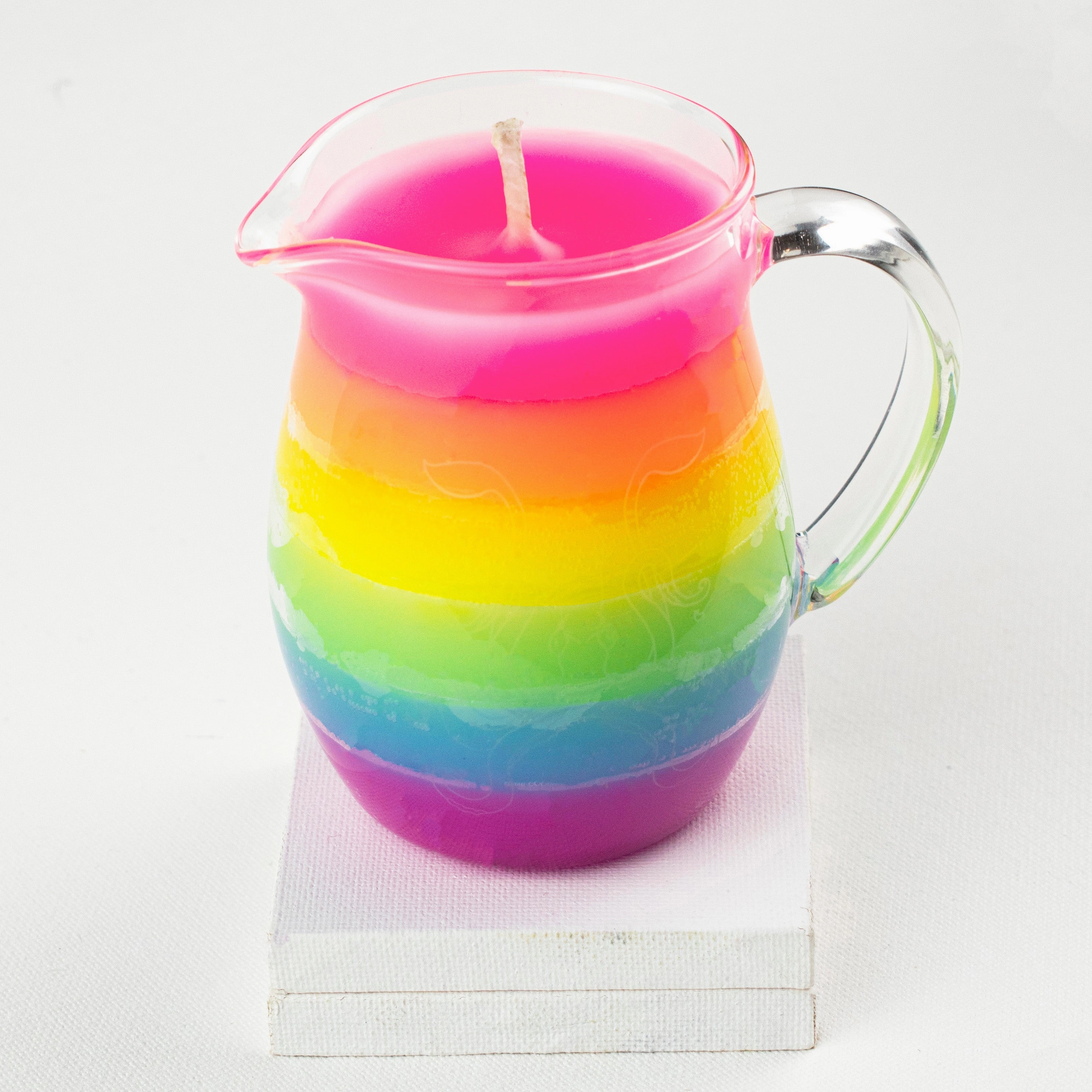 Blacklight Reactive Wax Play Pitcher Candle - Low Temp - UV Reactive