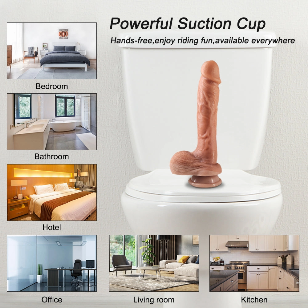 Blender - Rotating & Thrusting & Vibrating & Heating Dildo with Suction Stand