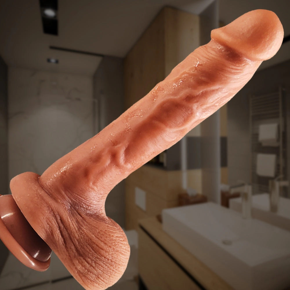 Blender - Rotating & Thrusting & Vibrating & Heating Dildo with Suction Stand