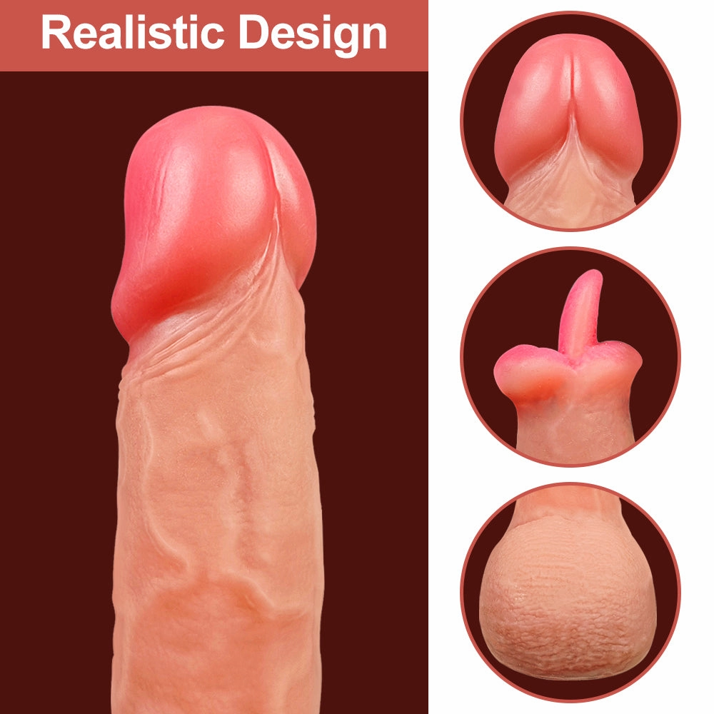 Bowman - Licking Heating Vibrating and Thrusting Dildo with Little Tongue