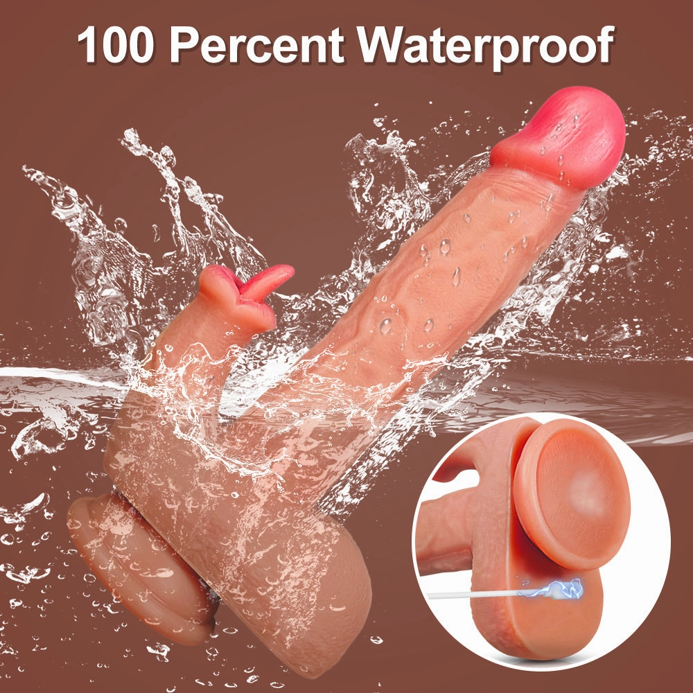 Bowman - Licking Heating Vibrating and Thrusting Dildo with Little Tongue