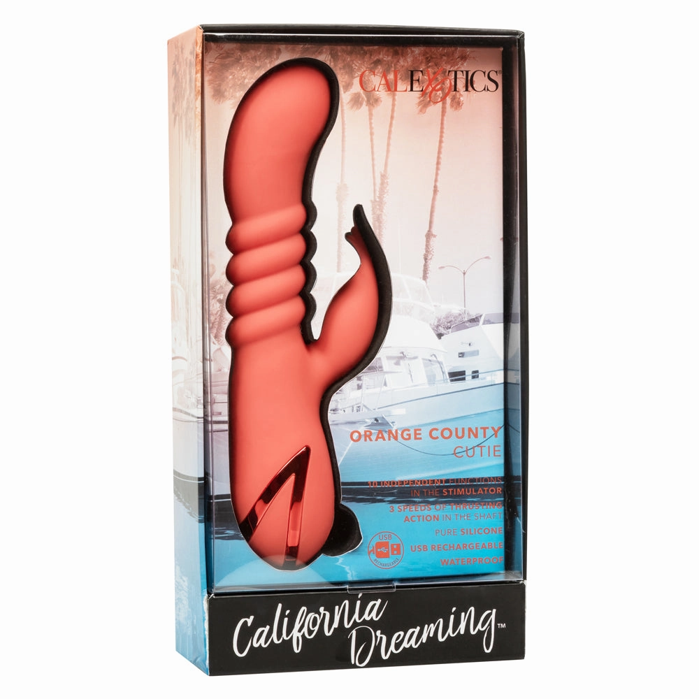 California Dreaming Orange County Cutie Thrusting Rabbit Vibrator