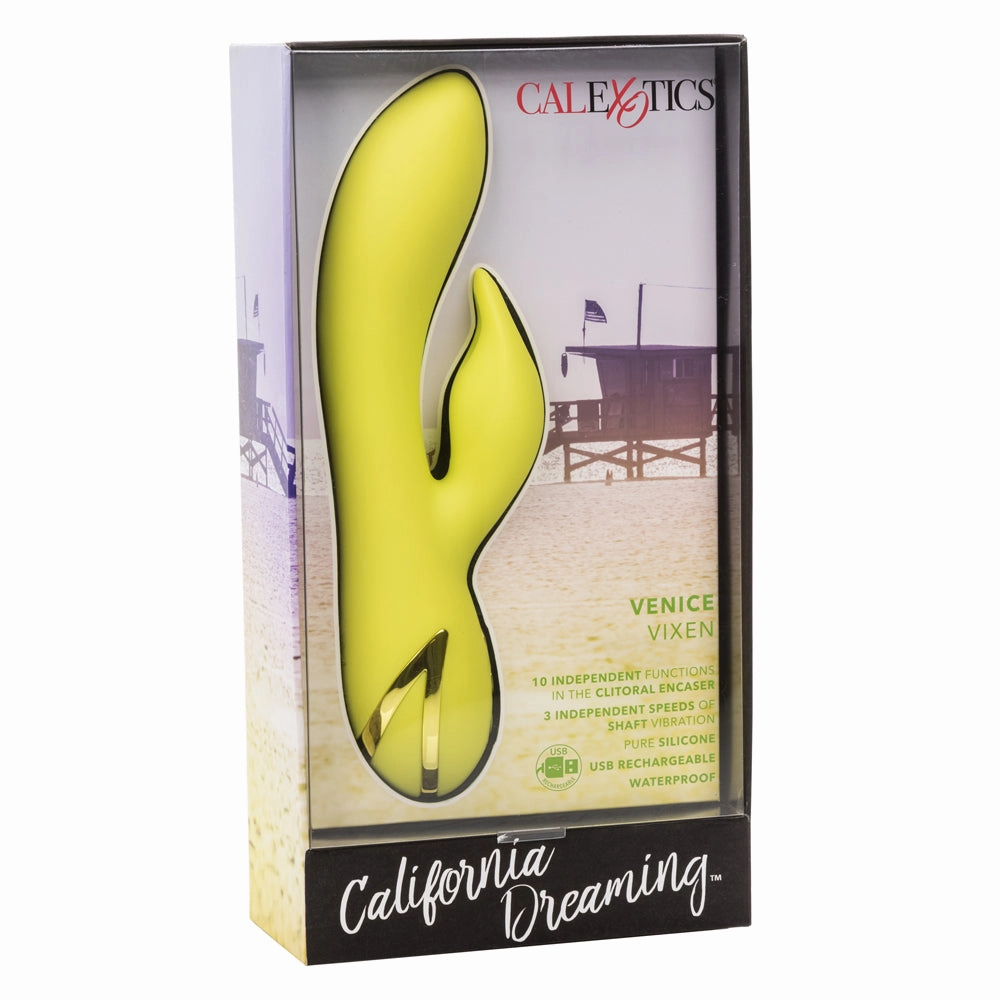 California Dreaming Venice Vixen Clitoral Encaser Rabbit Vibrator