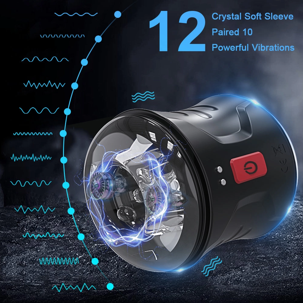 Christmas Gift  Automatic Male Masturbator Cup Blowjob Vibration