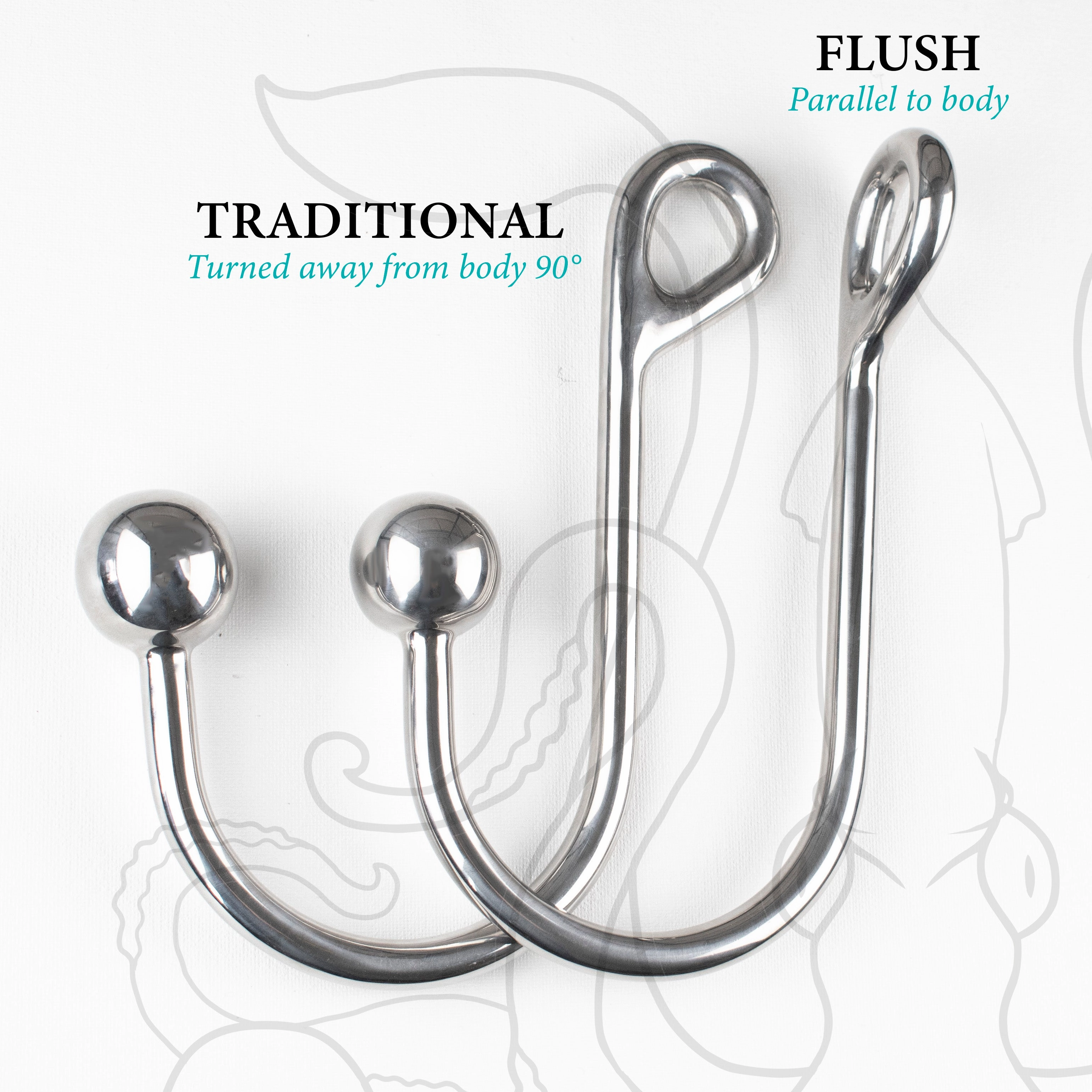 Clearance Sale: Seconds Bondage Hook – Solid Stainless Steel Rope Hooks