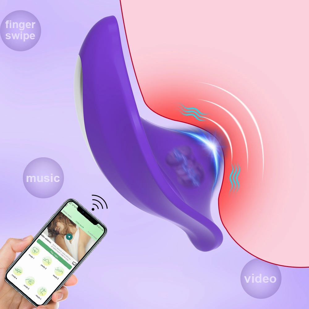Clit Bluetooth APP Vibrator Female Wireless Remote Control Wearable Vibrating Egg Clitoris Stimulator Sex Toys for Women Couples