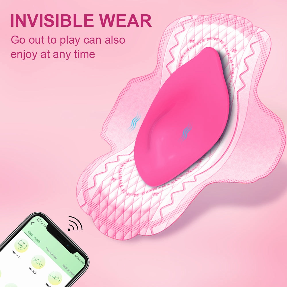 Clit Bluetooth APP Vibrator Female Wireless Remote Control Wearable Vibrating Egg Clitoris Stimulator Sex Toys for Women Couples