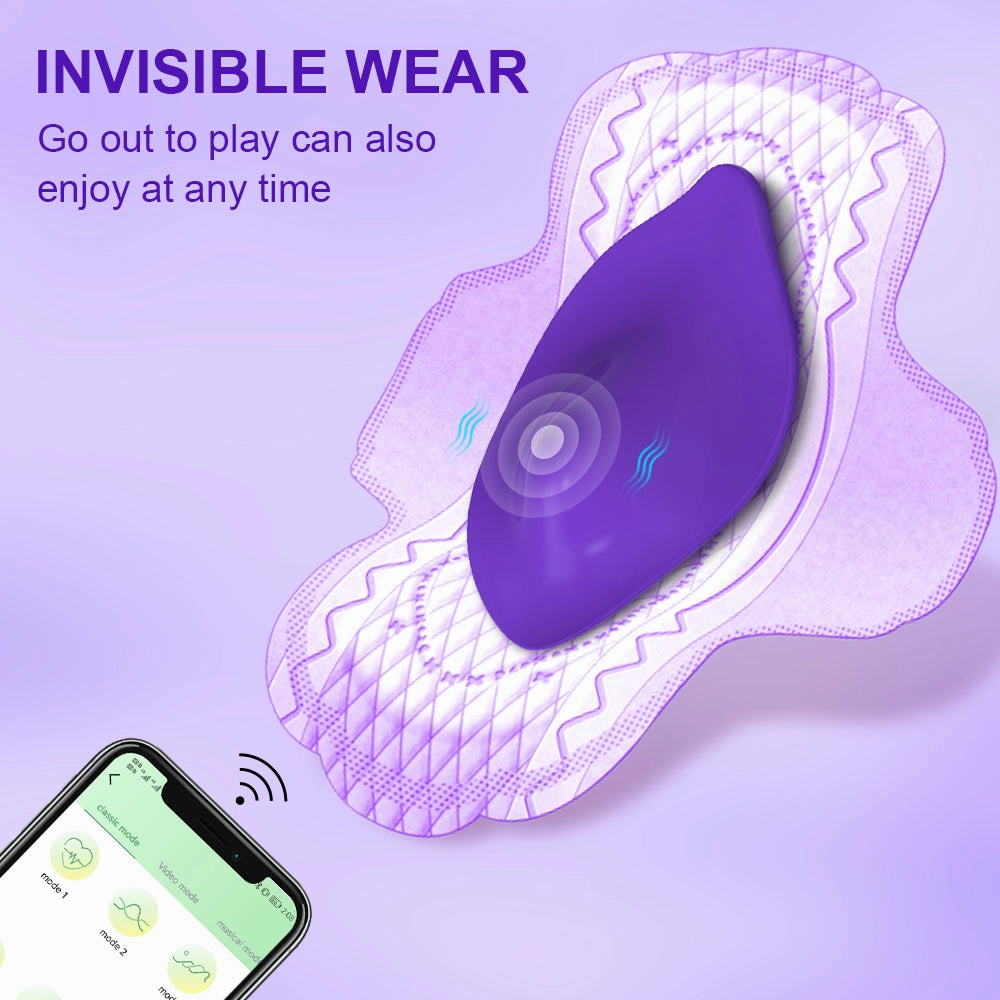 Clit Bluetooth APP Vibrator Female Wireless Remote Control Wearable Vibrating Egg Clitoris Stimulator Sex Toys for Women Couples