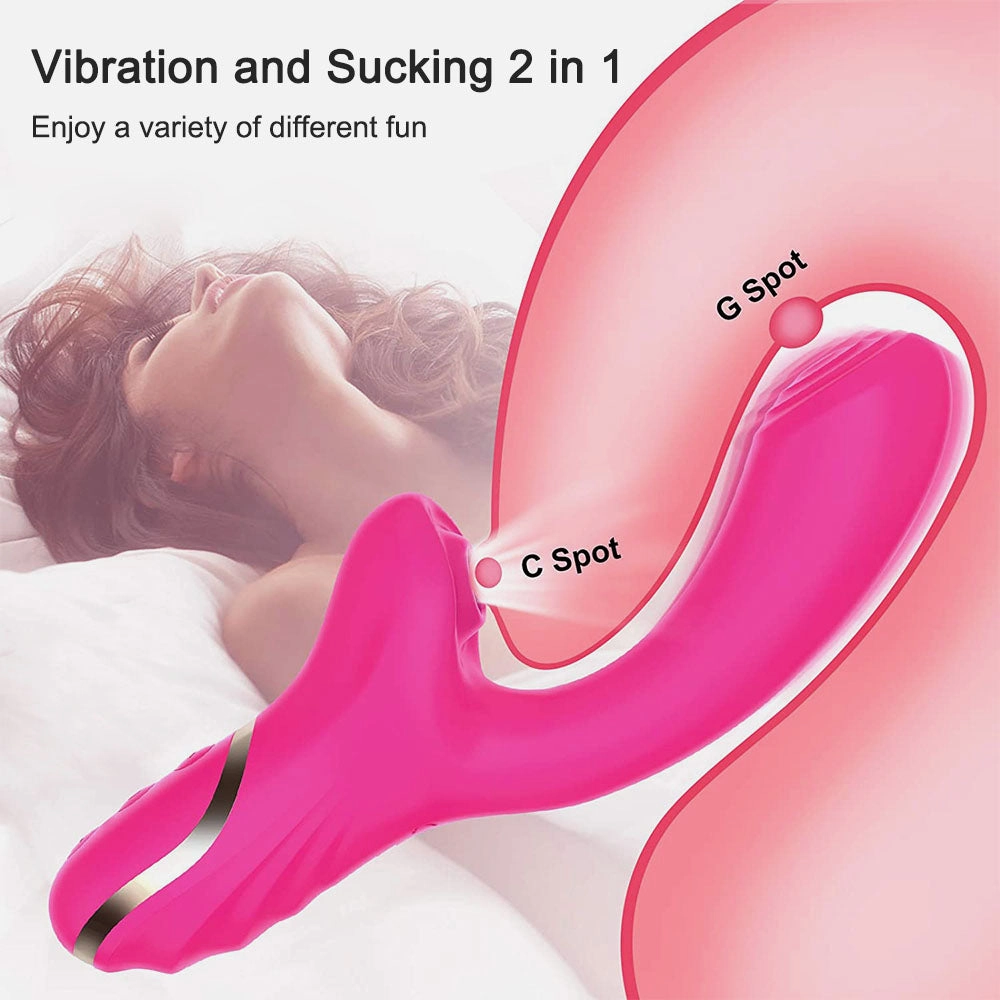 Clitoral Sucking Stimulation and G-Spot Vibrator 20 Modes V1