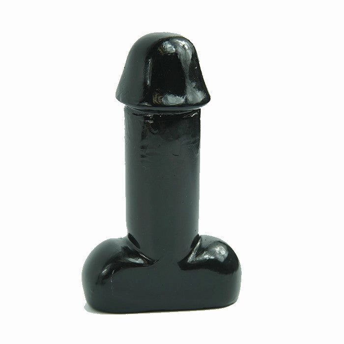 CLOSEOUT - ANAL PLUG  BLACK PVC#25