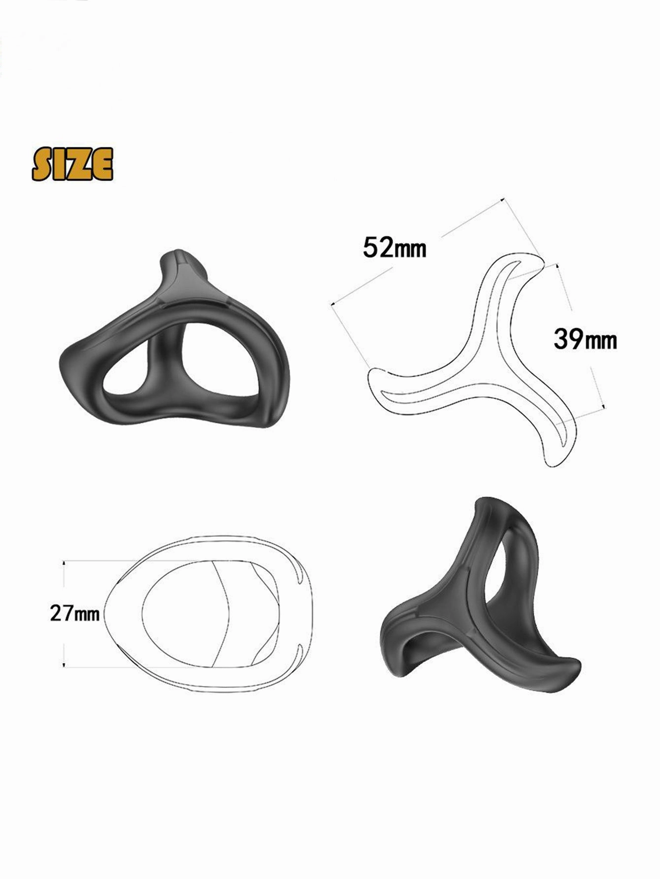 Cock Ring for Men Ejaculation Delay Penis Ring Sex Toys for Couples
