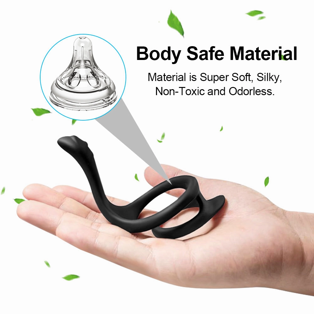 Cockring Sleeve for Penis Ring Time Delay Ejaculation Couple Cock Rings