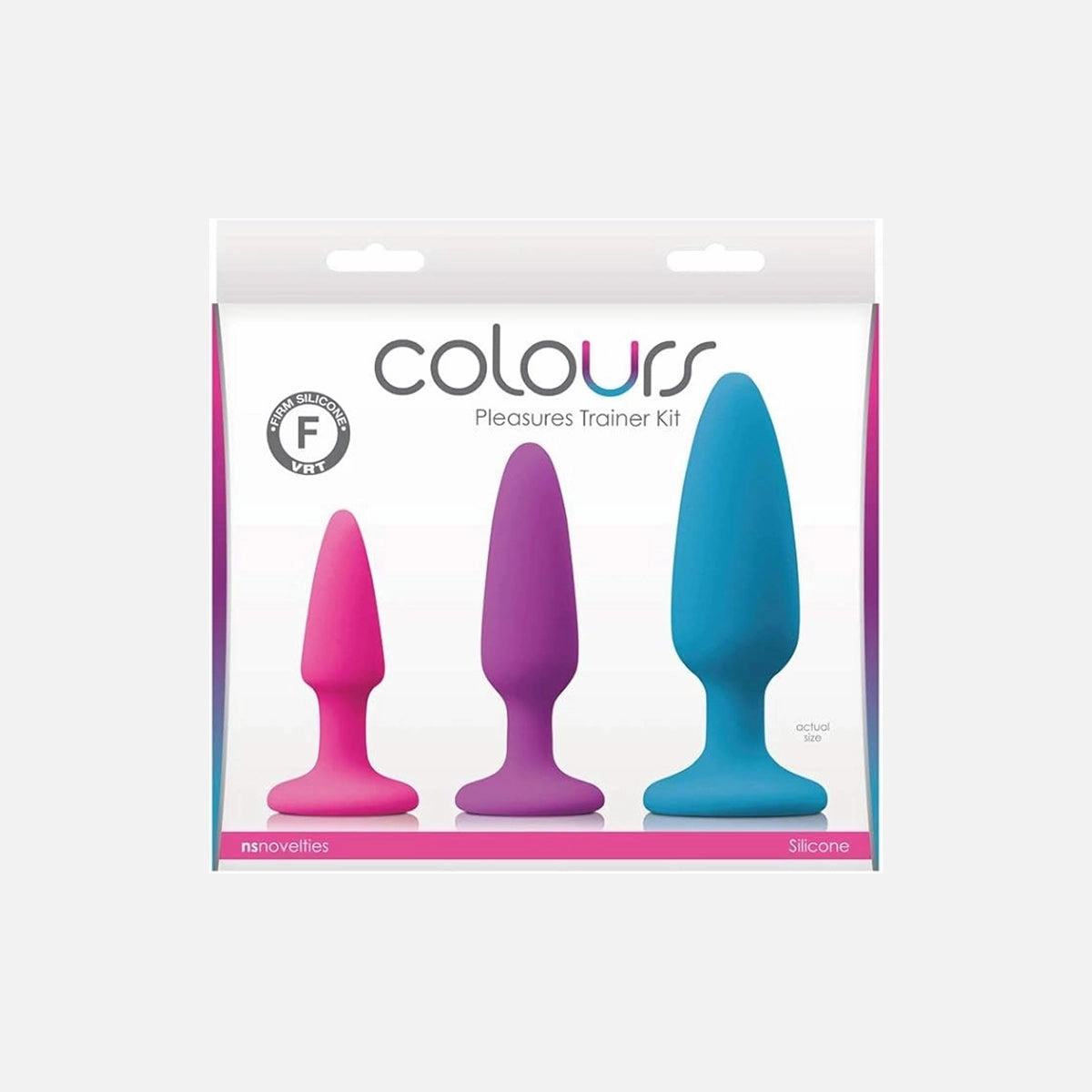 Colours Pleasures - Set of 3 Non-Vibrating Anal Training Plugs