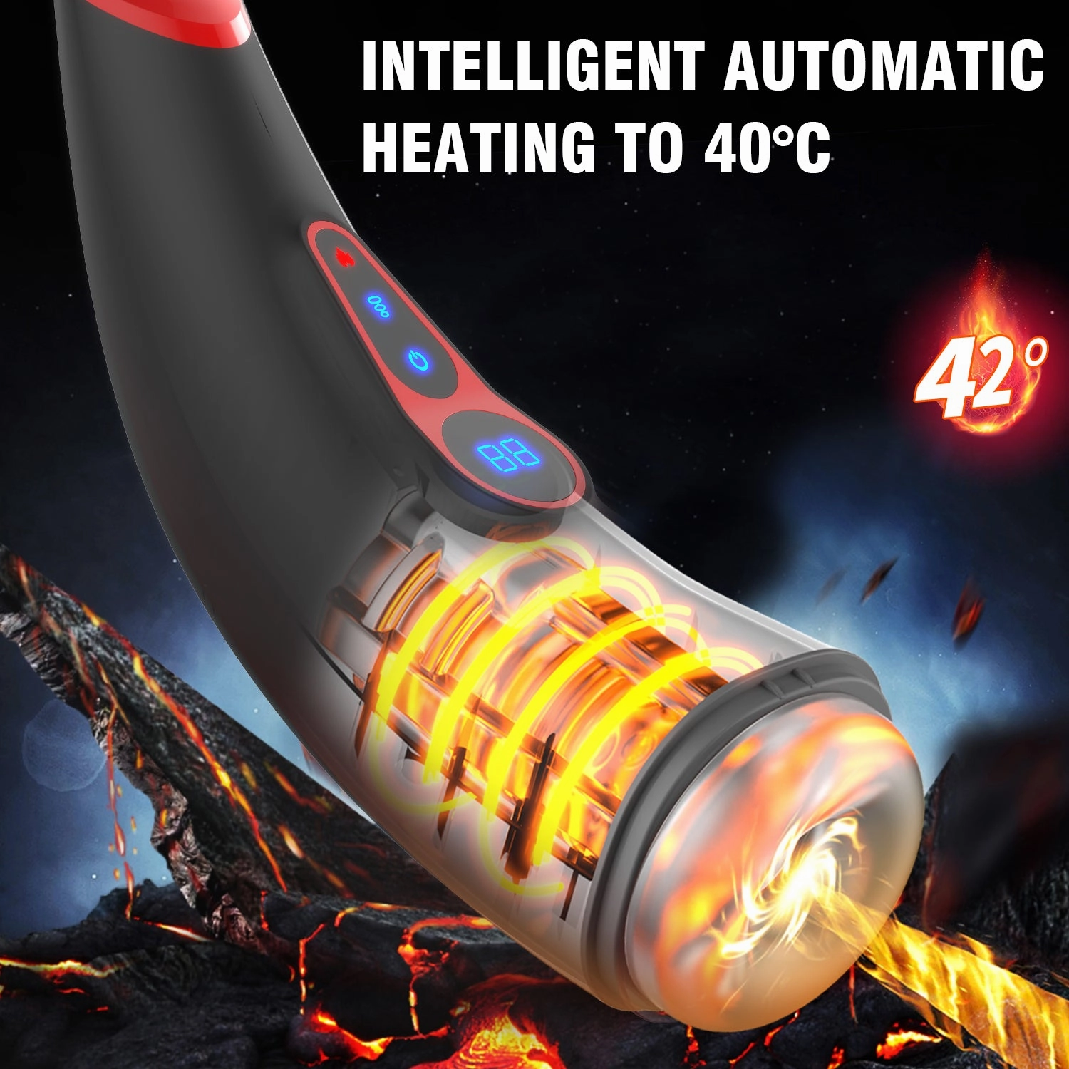 Cone - Male Masturbator Cup With 9 Sucking & 9 Vibrating Modes