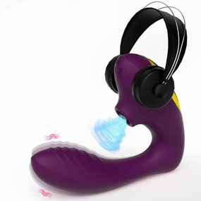 Contactless Air Flow Clit Suctioning Vibrator | Dual Stimulation with 10 Suction & Vibration Modes